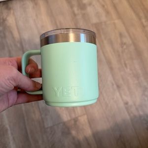 Aqua Teal Mint Seafoam 10 oz Yeti Tumbler With Lid